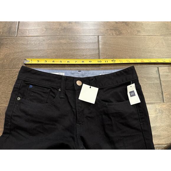 GAP 1969 Long and Lean Womens Black Flare Denim Jeans Size 26/2 NWT NEW - Picture 11 of 11